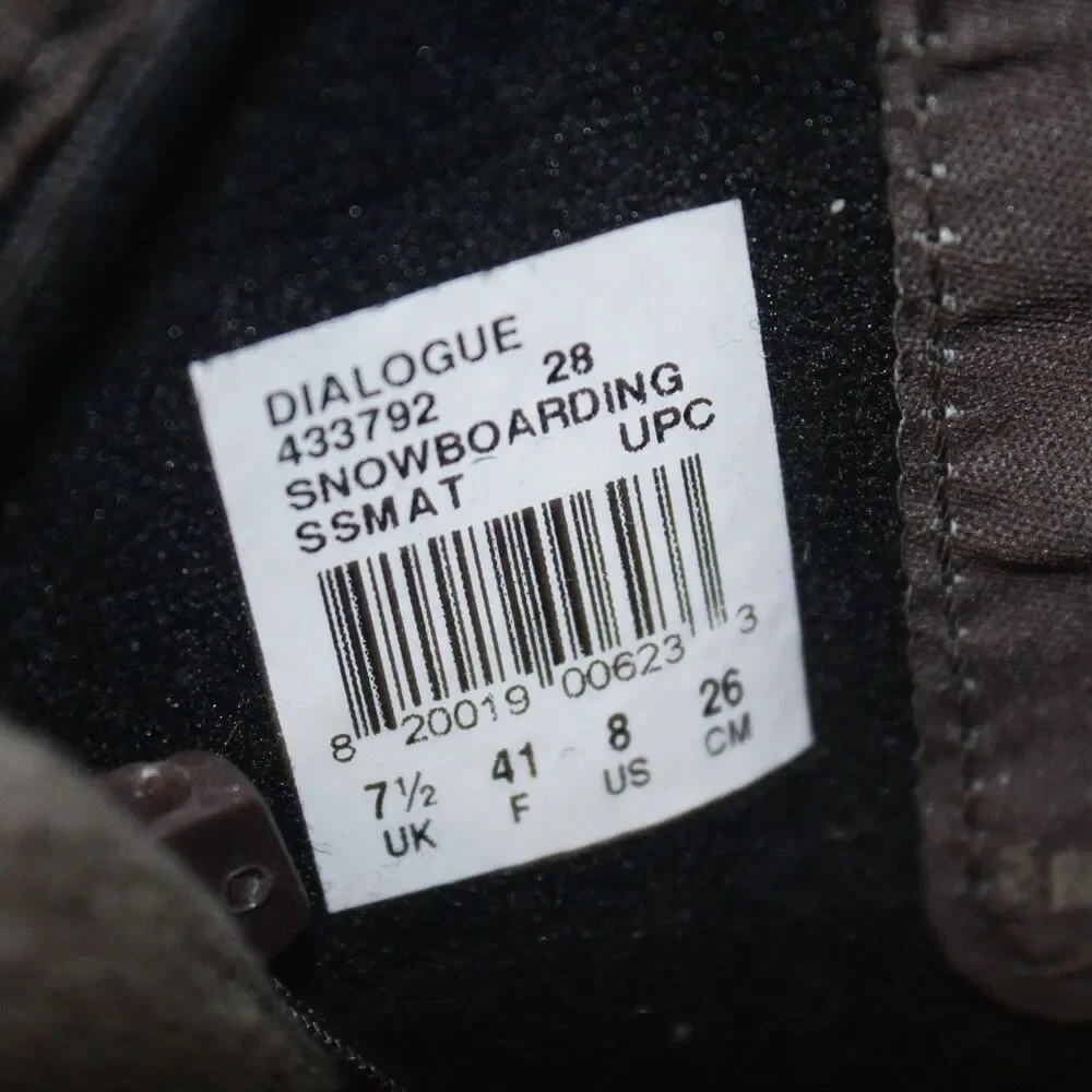 SALOMON DIALOGUE SNOWBOARD BOOTS Mens US 8 EUR 41